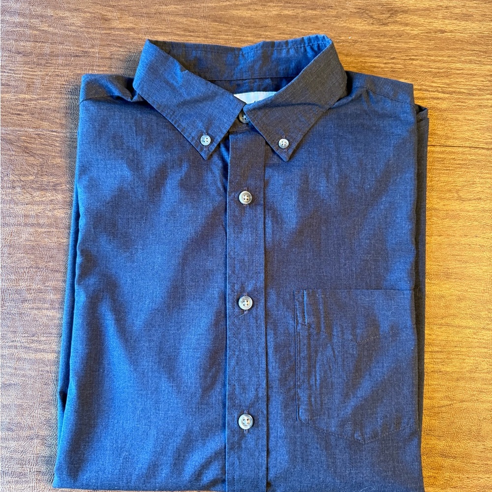 Old Navy Men's Navy Casual Button-Down Shirt